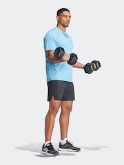 adidas Light Blue Train Essentials Training T-Shirt - Image 3 of 8