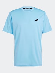 adidas Light Blue Train Essentials Training T-Shirt - Image 7 of 8