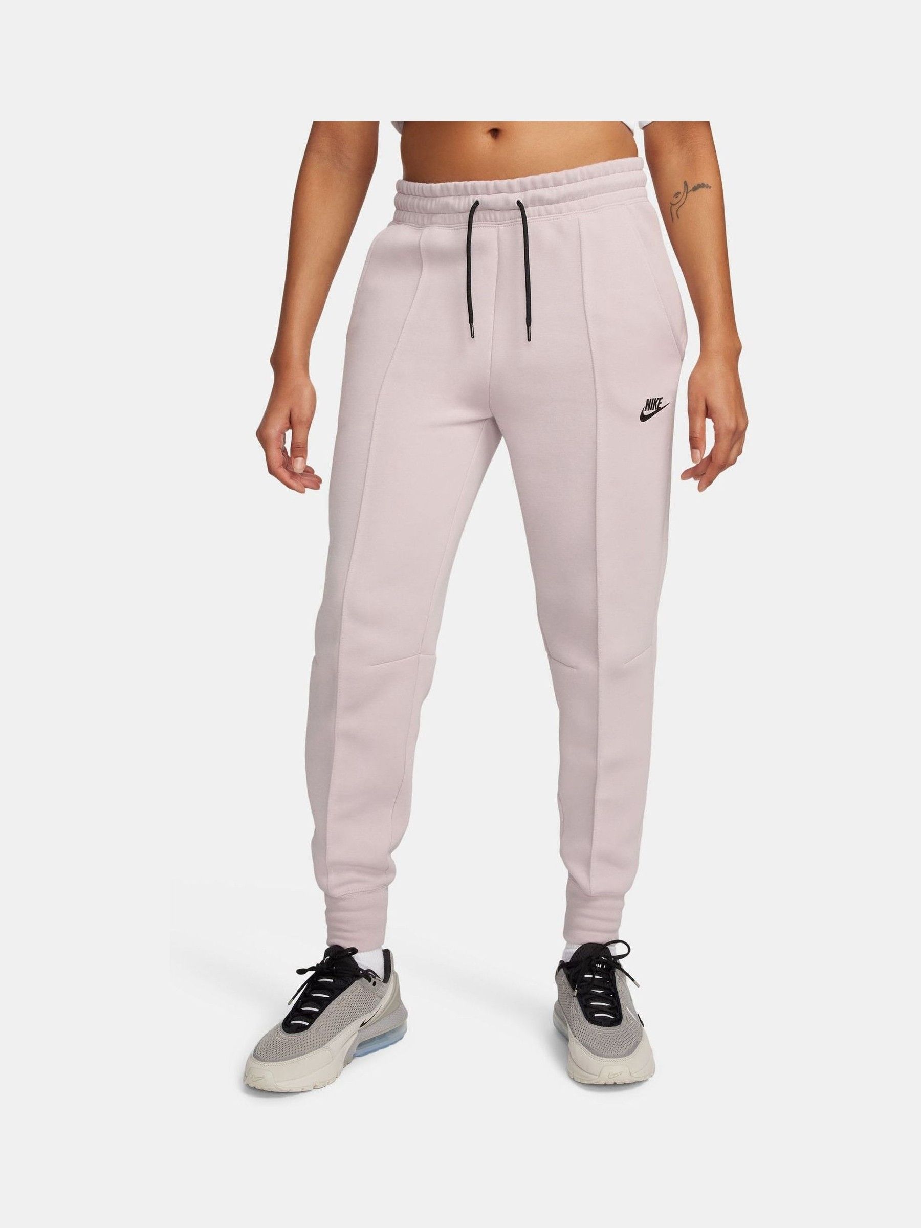 Acheter Rose pale Pantalon de jogging Nike Tech en polaire a taille moyenne from Next Luxembourg