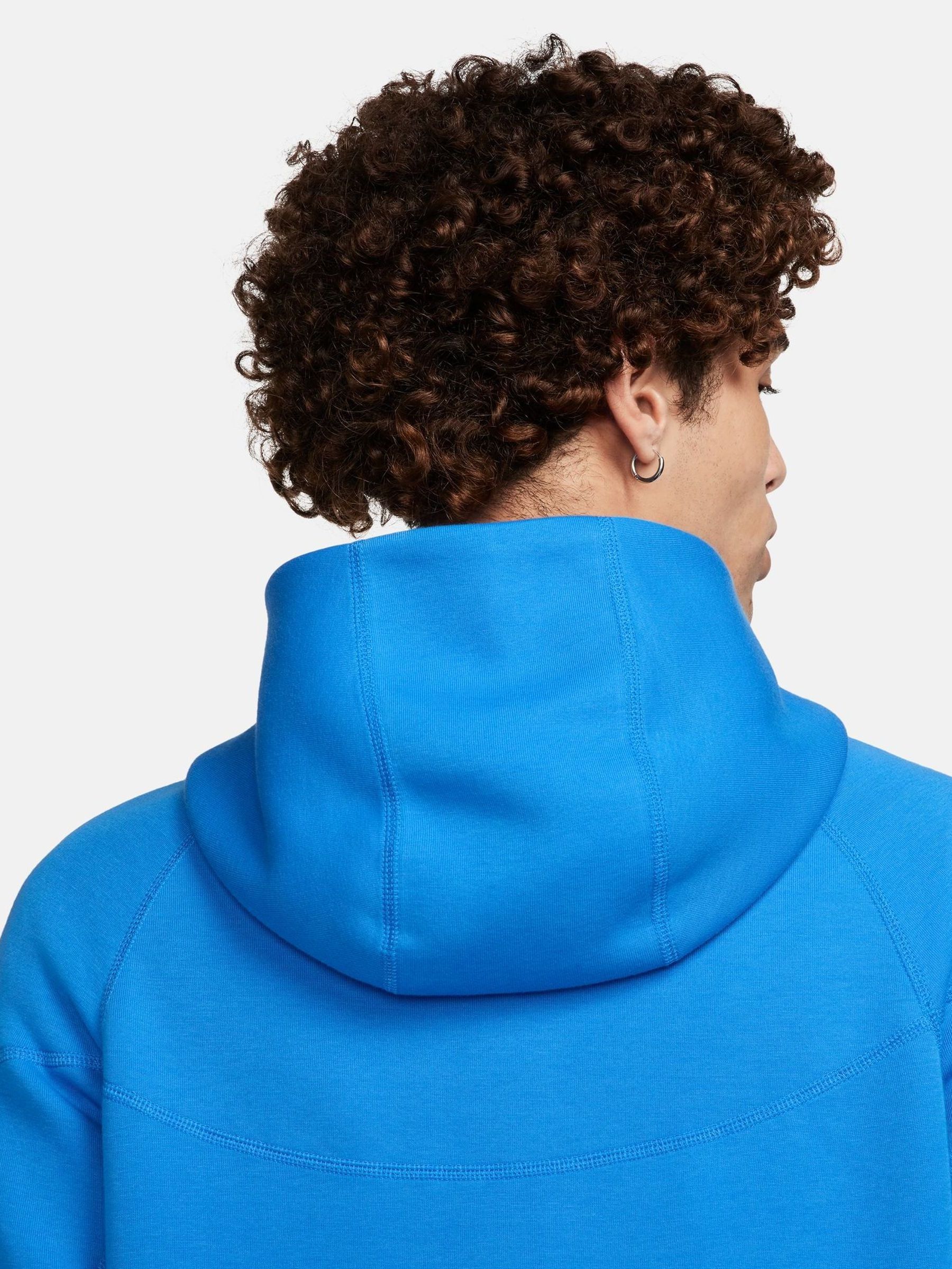 Buy Nike Blue/Black Tech Fleece Zip-Up Hoodie from Next