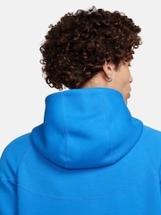 Nike Blue/Black Tech Fleece Zip-Up Hoodie - Image 6 of 11