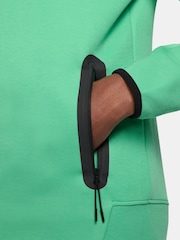 Nike Light Green Tech Fleece Zip-Up Hoodie - Image 10 of 11