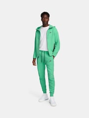 Nike Light Green Tech Fleece Zip-Up Hoodie - Image 2 of 11