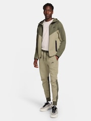 Nike Dark Green Tech Fleece Zip-Up Hoodie - Image 10 of 16