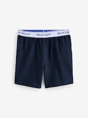 Темно-синий - Шорты из хлопкового трикотажа Belstaff - Изображение 4 7