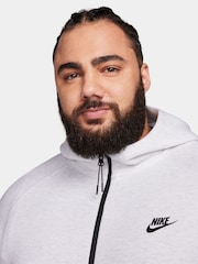 Nike Light Grey Tech Fleece Zip-Up Hoodie - Image 11 of 17