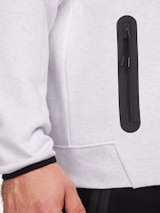 Nike Light Grey Tech Fleece Zip-Up Hoodie - Image 14 of 17