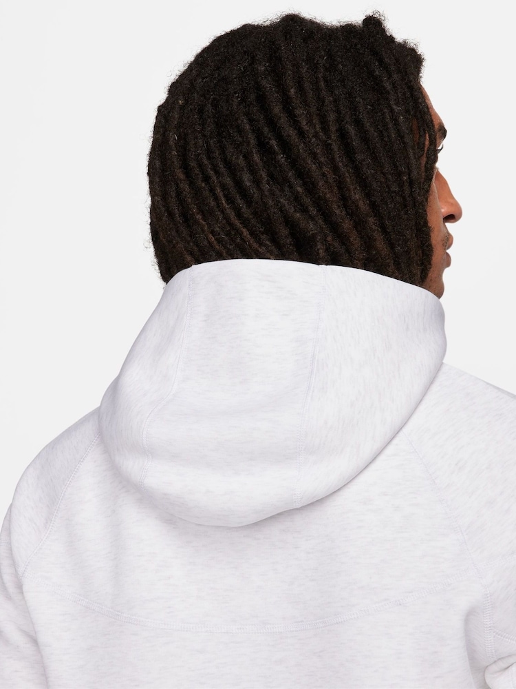 Nike Light Grey Tech Fleece Zip-Up Hoodie - Image 5 of 17