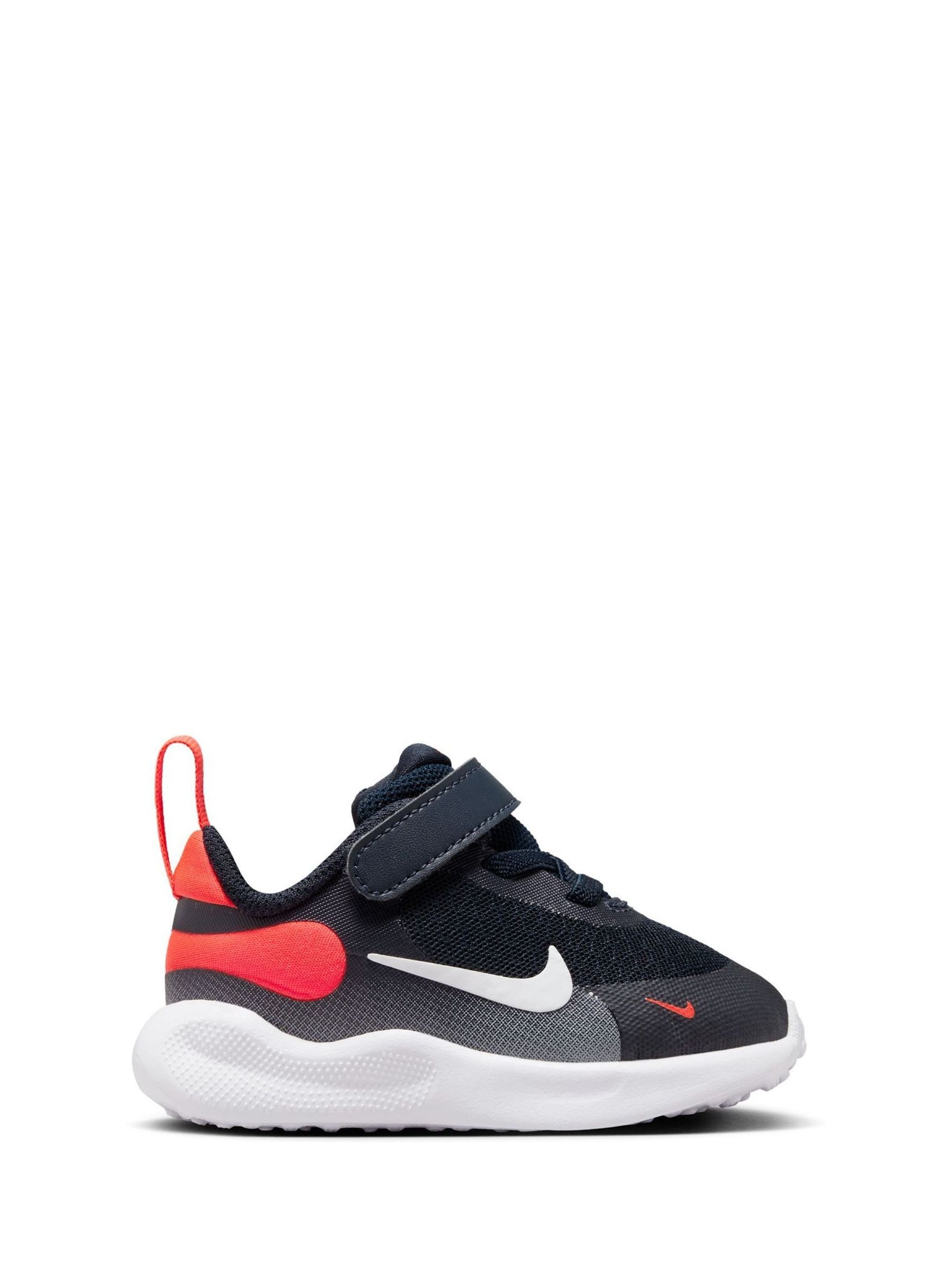 Buy Nike Navy Red Infant Revolution 7 Trainers from Next Luxembourg