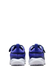 Nike White/Green/Purple Infant Revolution 7 Trainers - Image 7 of 10