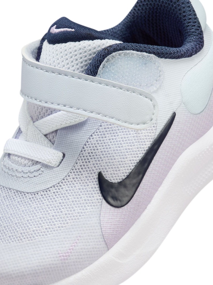 Nike Lilac Grey Infant Revolution 7 Trainers - Image 10 of 10