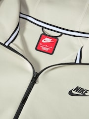 Nike Cream Tech Fleece Zip-Up Hoodie - Image 12 of 12