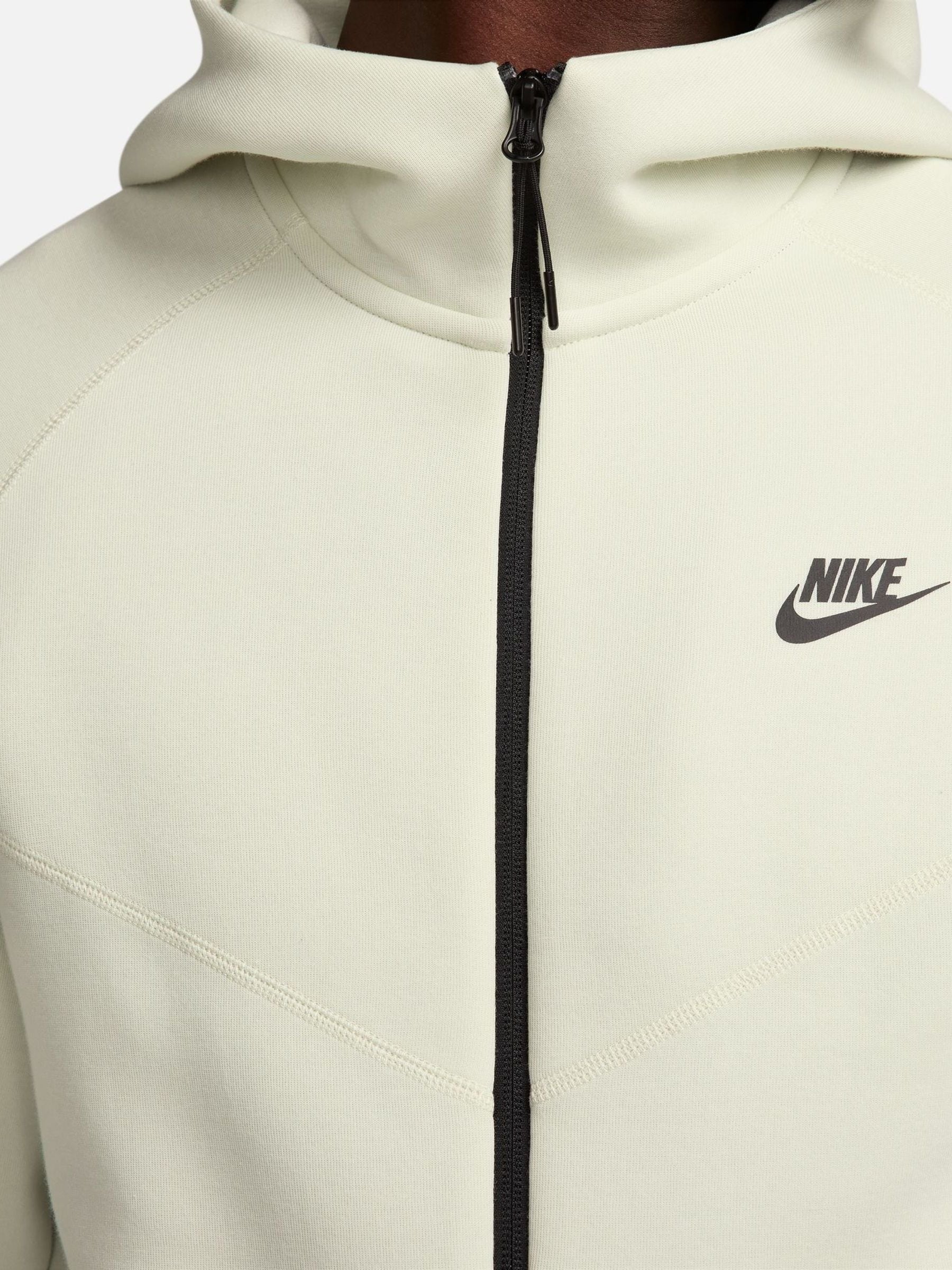 Buy Nike Cream Tech Fleece Zip Up Hoodie from Next Luxembourg