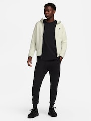 Nike Cream Tech Fleece Zip-Up Hoodie - Image 9 of 12
