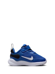 Nike Blue/White Infant Revolution 7 Trainers - Image 4 of 10