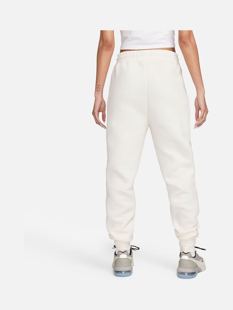 Nike White Tech Fleece Mid Rise Joggers - Image 2 of 9