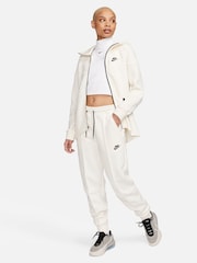 Nike White Tech Fleece Mid Rise Joggers - Image 3 of 9