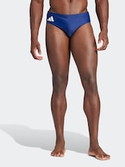 adidas Blue Solid Swim Trunks - Image 1 of 6