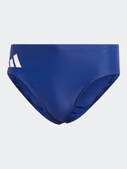 adidas Blue Solid Swim Trunks - Image 6 of 6