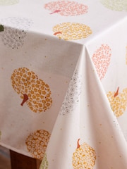 Natural Pumpkin Wipe Clean Table Cloth - Image 2 of 4