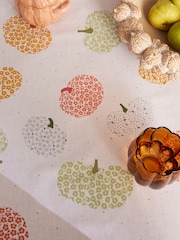 Natural Pumpkin Wipe Clean Table Cloth - Image 3 of 4