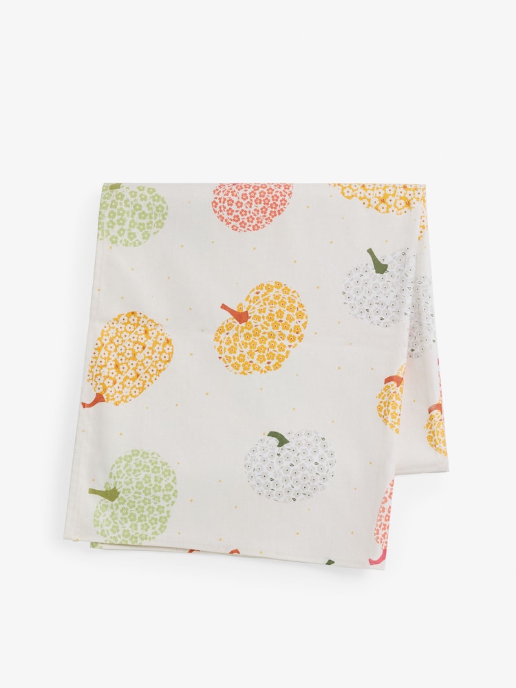 Natural Pumpkin Wipe Clean Table Cloth - Image 4 of 4