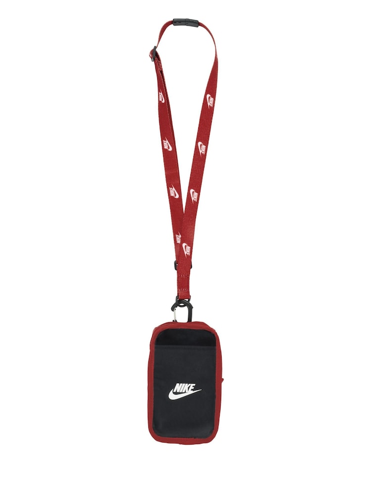Nike Red Club Logo Phone Cross-Body Bag - Image 1 of 5