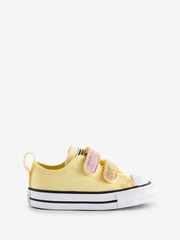 Converse Yellow Lemon Infant 2V Trainers - Image 1 of 9