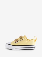 Converse Yellow Lemon Infant 2V Trainers - Image 2 of 9