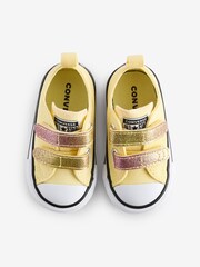Converse Yellow Lemon Infant 2V Trainers - Image 5 of 9
