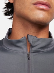 Nike Grey Dri-FIT Element Flash Half Zip Running Fleeces - Image 4 of 10