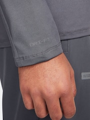 Nike Grey Dri-FIT Element Flash Half Zip Running Fleeces - Image 6 of 10