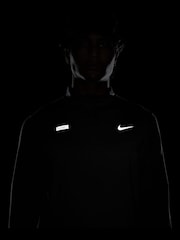 Nike Grey Dri-FIT Element Flash Half Zip Running Fleeces - Image 8 of 10