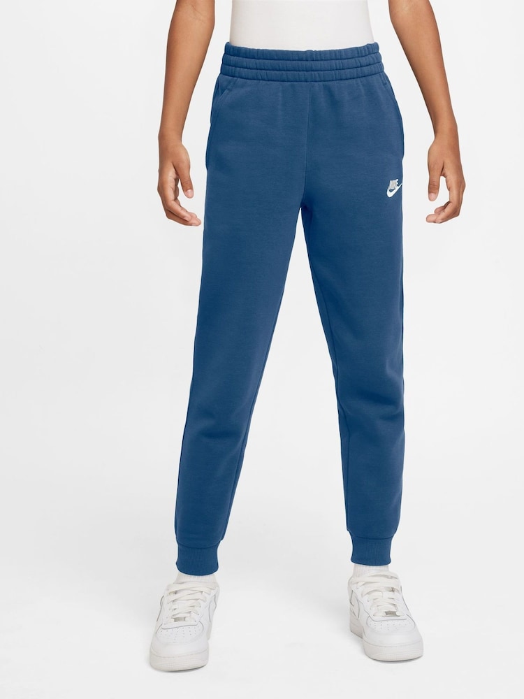Nike Mid Blue Club Fleece Joggers - Image 1 of 8