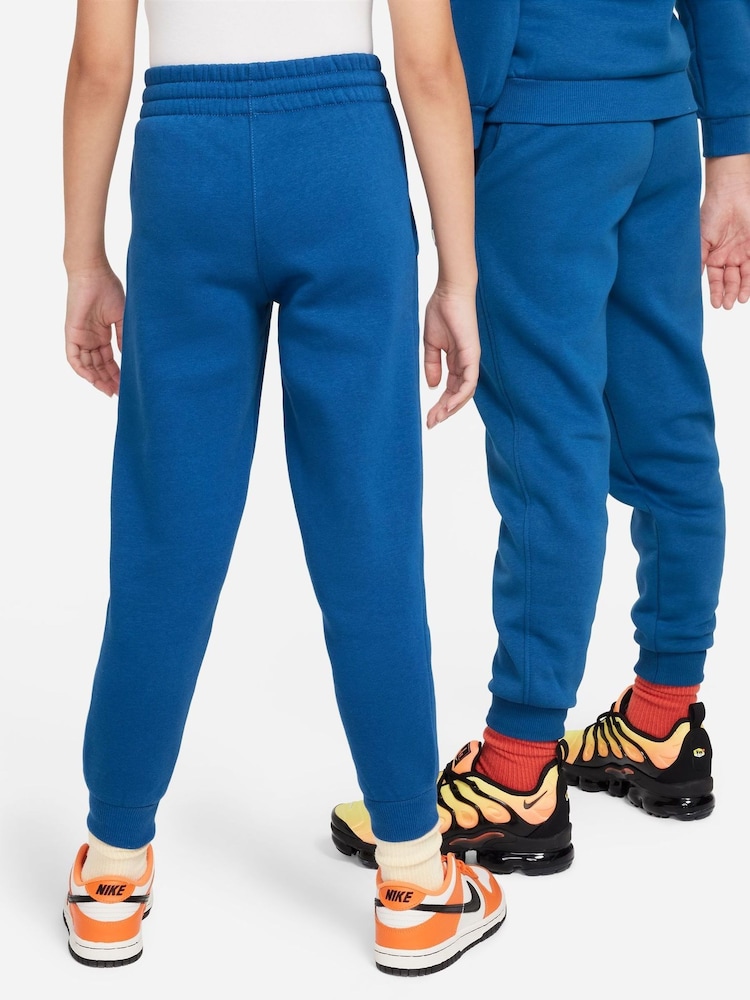 Nike Mid Blue Club Fleece Joggers - Image 7 of 8