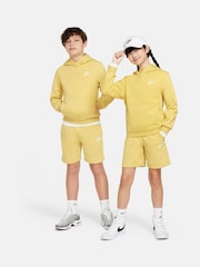 Nike Pale Yellow Club Fleece Overhead Hoodie - Image 1 of 7