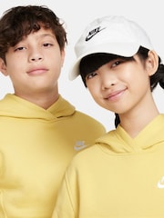 Nike Pale Yellow Club Fleece Overhead Hoodie - Image 3 of 7