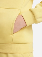 Nike Pale Yellow Club Fleece Overhead Hoodie - Image 7 of 7