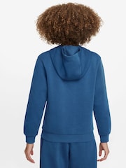 Nike Mid Blue Club Fleece Overhead Hoodie - Image 2 of 8