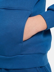 Nike Mid Blue Club Fleece Overhead Hoodie - Image 4 of 8