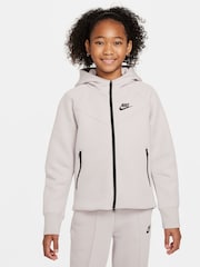 Nike Purple Tech Fleece Zip Through Hoodie - Image 1 of 6