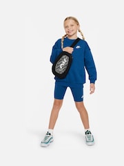 Nike Bright Blue Oversized Club Fleece Sweatshirt - Image 2 of 4
