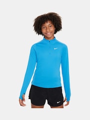 Jasne modrá - Nike Dri-FIT Long Sleeve Half Zip Top - Obrázok 1 z 6