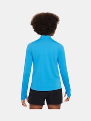 Jasne modrá - Nike Dri-FIT Long Sleeve Half Zip Top - Obrázok 2 z 6