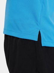 Jasne modrá - Nike Dri-FIT Long Sleeve Half Zip Top - Obrázok 6 z 6