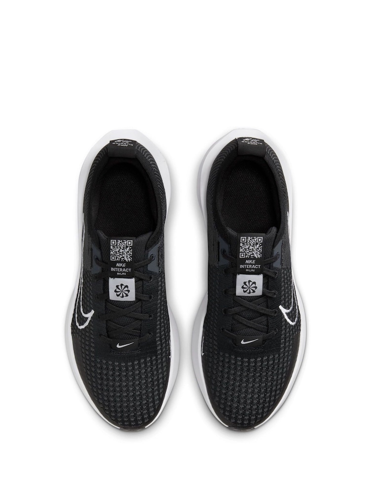 Nike Black Interact Run Road Running Trainers - Image 6 of 13
