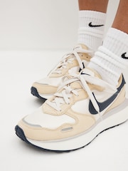 Nike Neutral/Navy Phoenix Waffle Trainers - Image 3 of 16