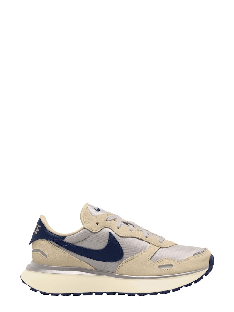 Nike Neutral/Navy Phoenix Waffle Trainers - Image 6 of 16