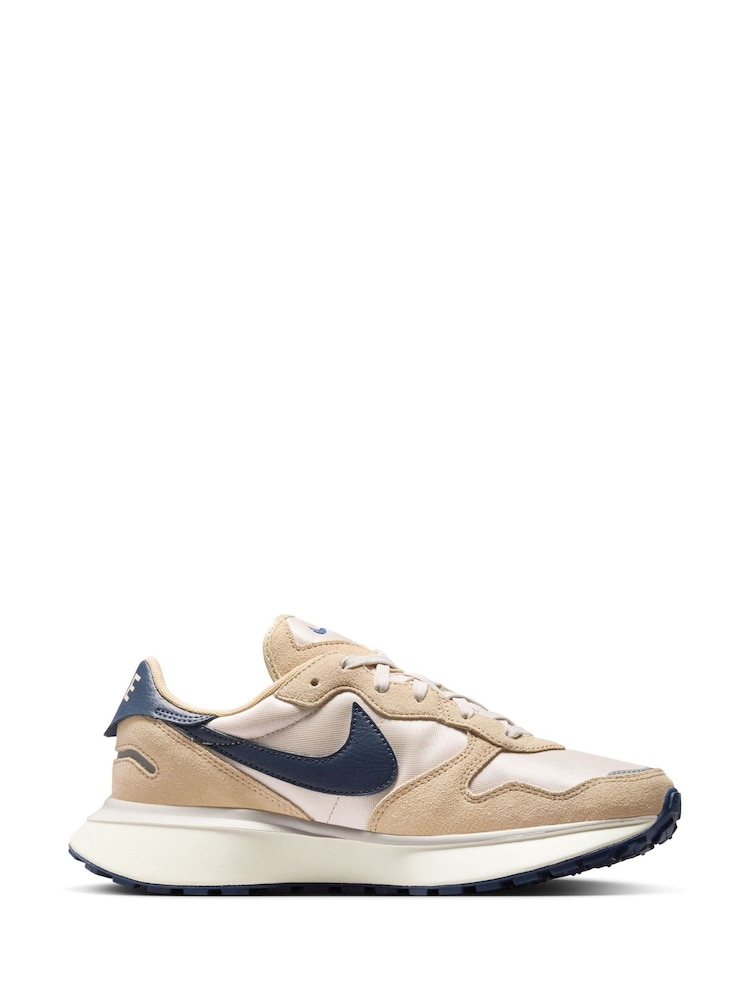 Nike Neutral/Navy Phoenix Waffle Trainers - Image 9 of 16