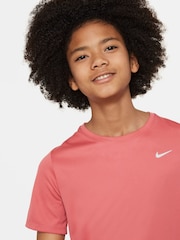Nike Dark Pink Dri-FIT Miler T-Shirt - Image 3 of 6